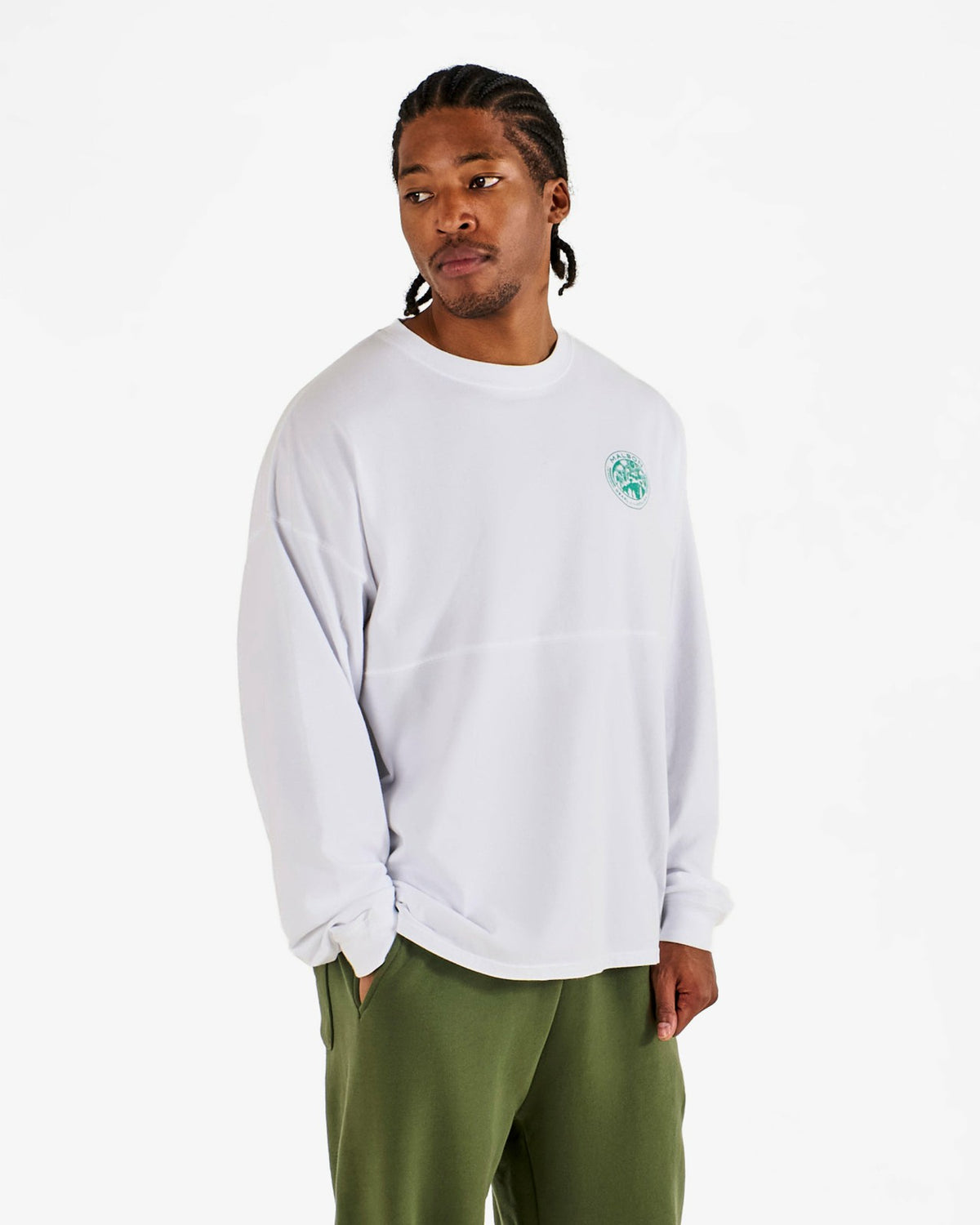 Malbon Horizon Tee - White