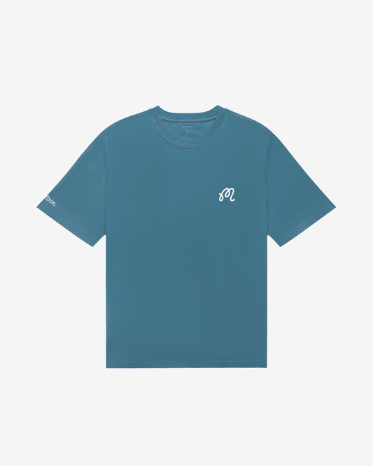 Malbon Bermuda Tee - Aegean Blue
