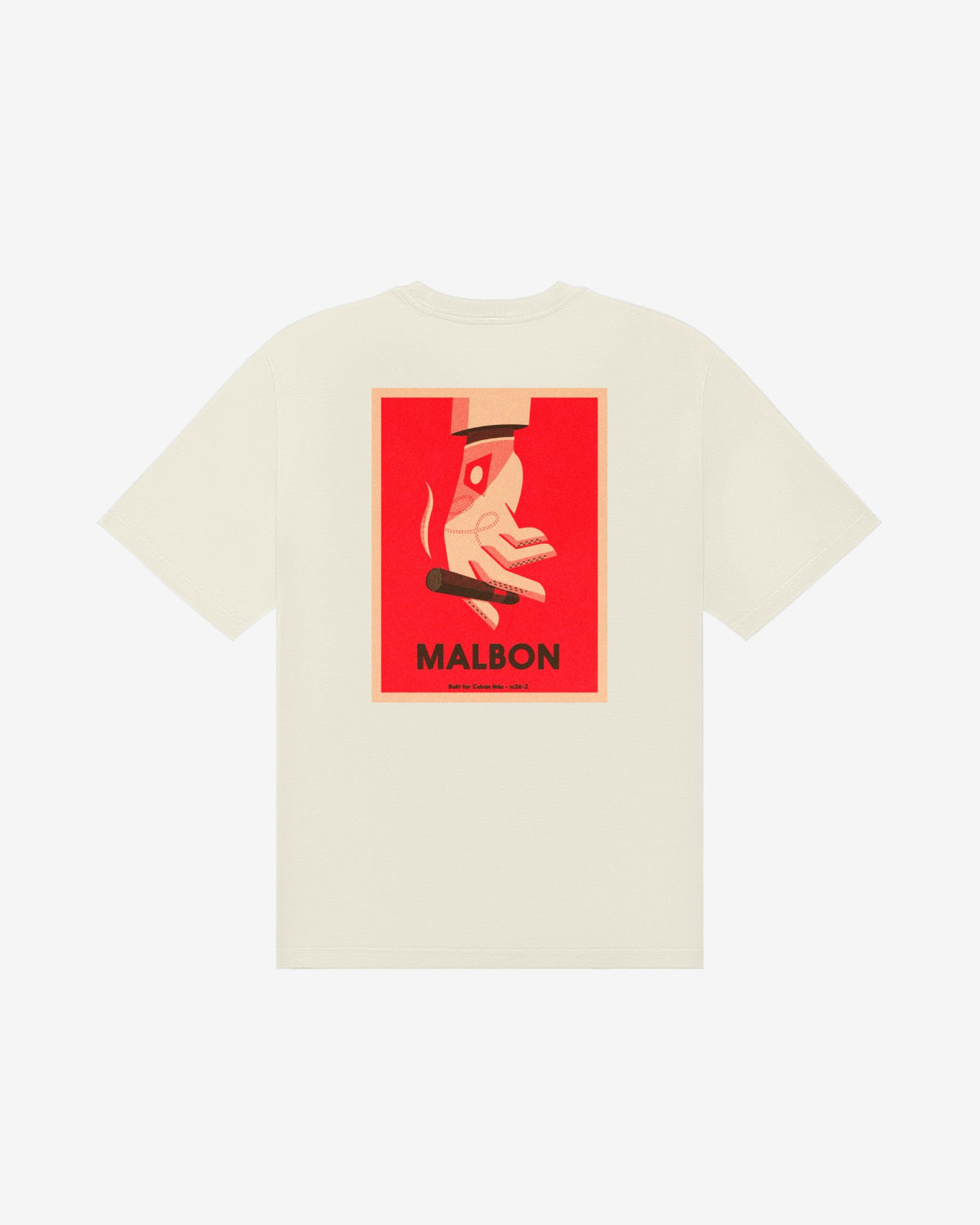 Malbon Bermuda Cigar Tee - Cream