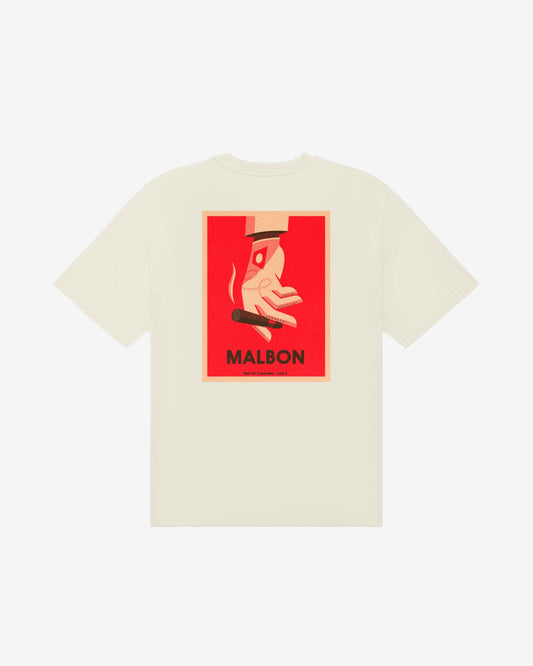 Malbon Bermuda Cigar Tee - Cream