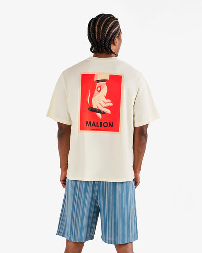 Malbon Bermuda Cigar Tee - Cream