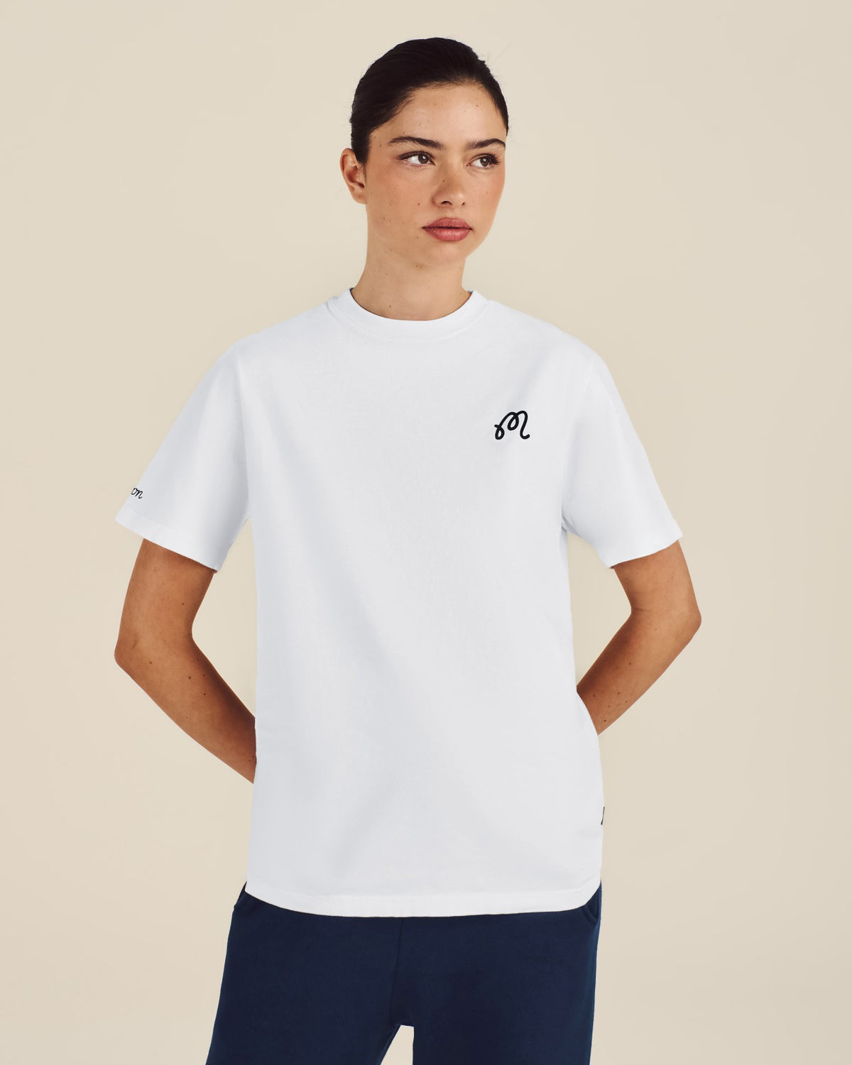 Malbon Bermuda Tee - White