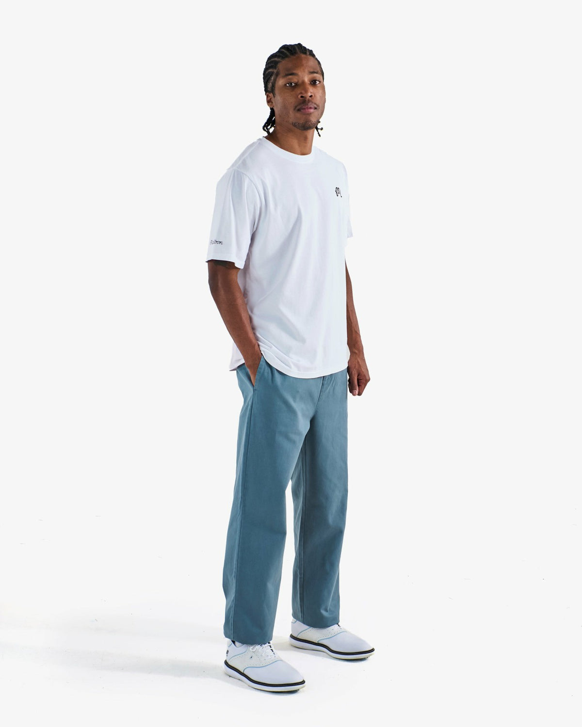 Malbon Bermuda Tee - White