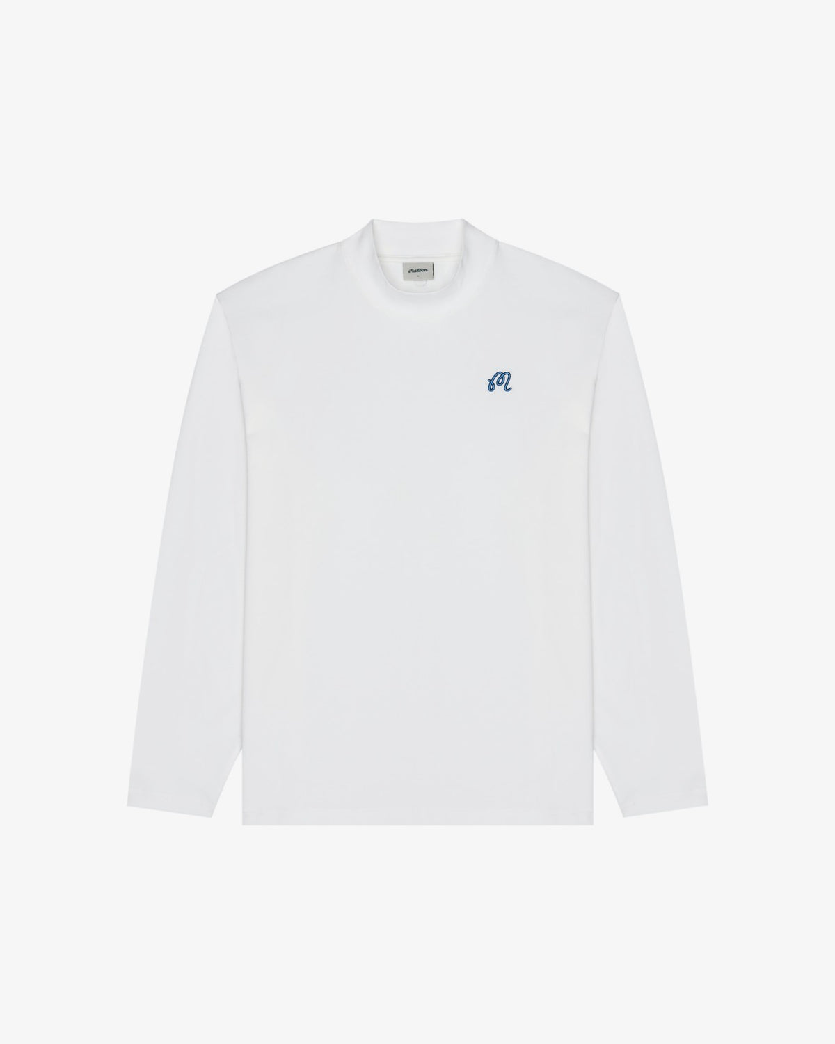 Malbon Upland Mockneck Tee - Snow White