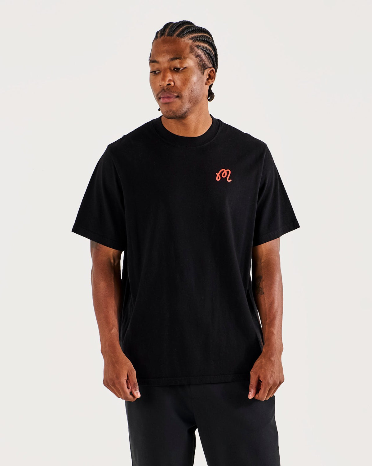 Malbon Bermuda Rooster Tee - Black