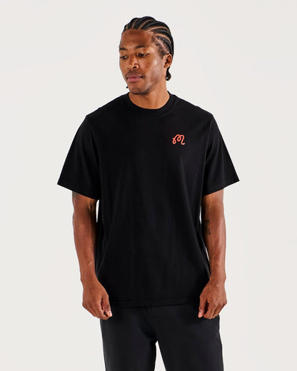 Malbon Bermuda Rooster Tee - Black