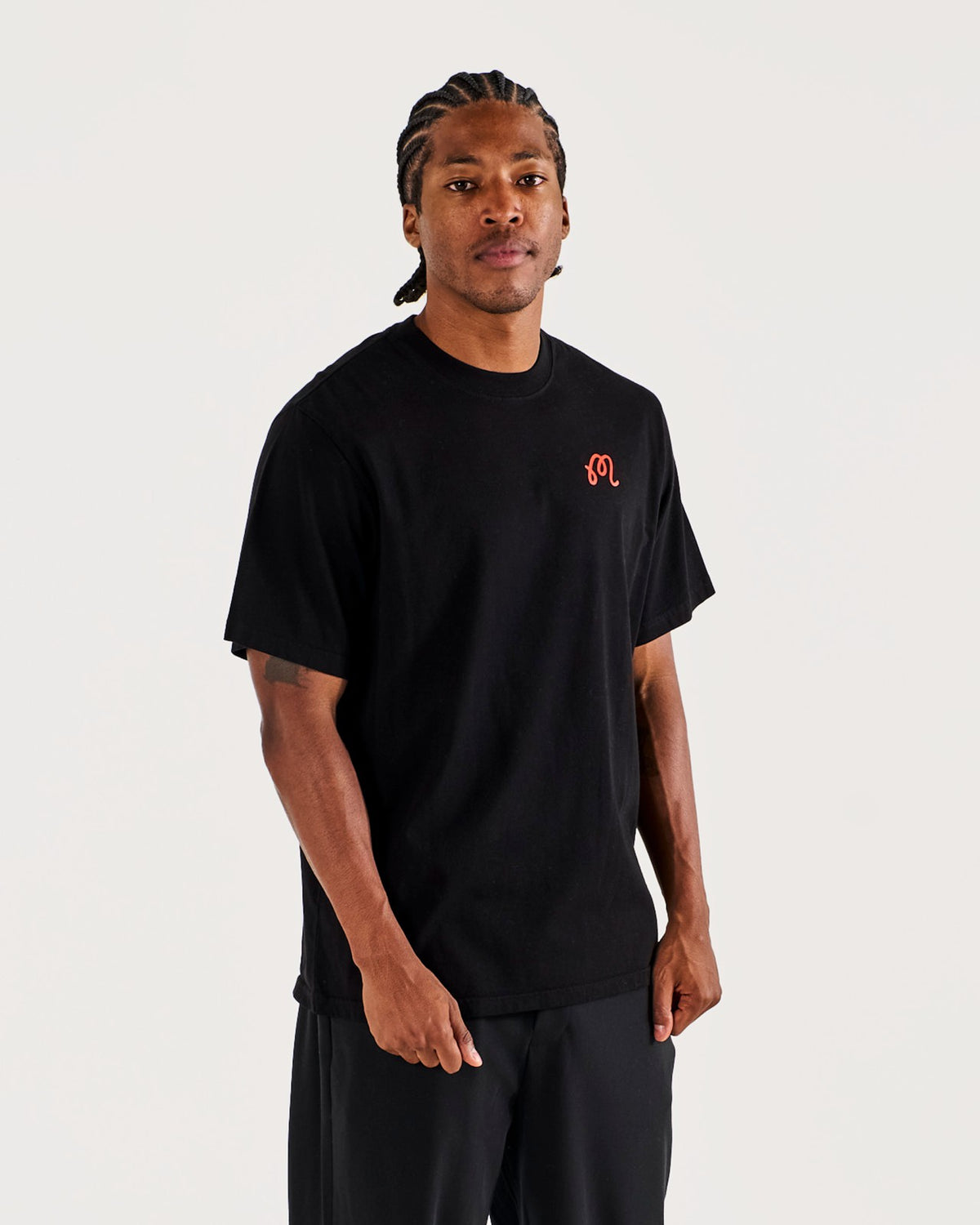 Malbon Bermuda Rooster Tee - Black