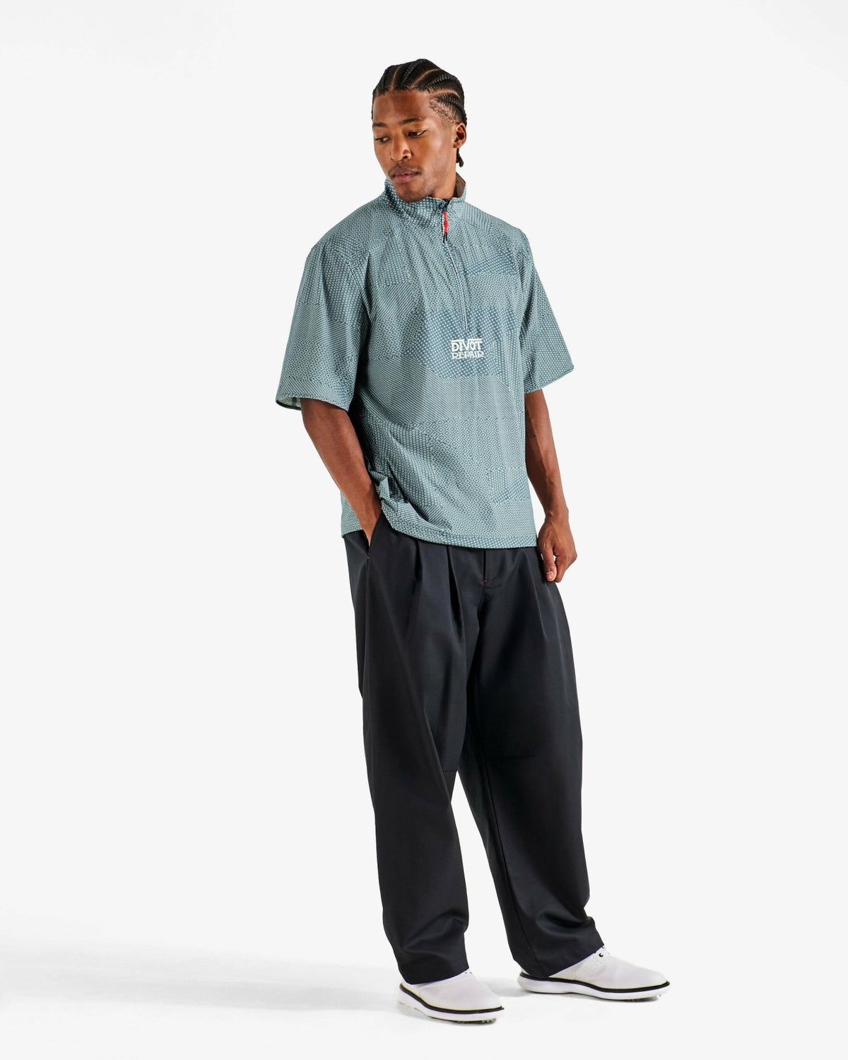 Malbon Divot Repair Windshirt - Denim