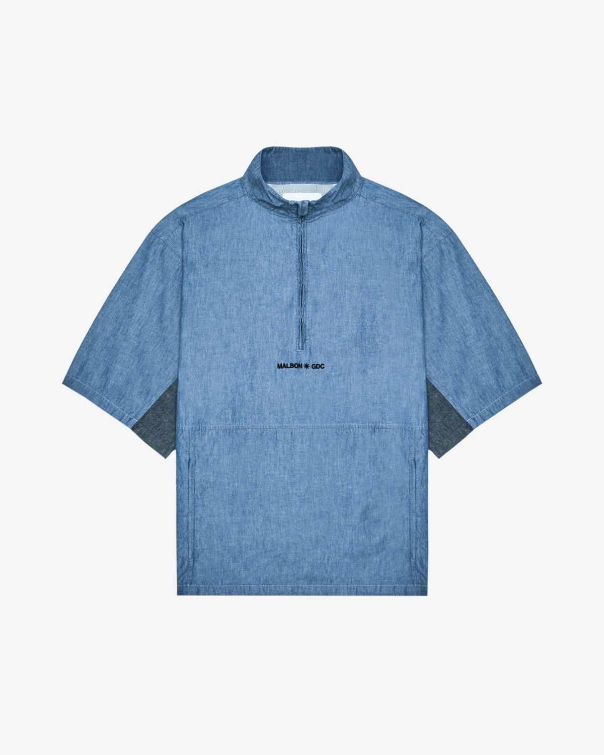 Malbon Gdc Denim Windshirt - Light Blue