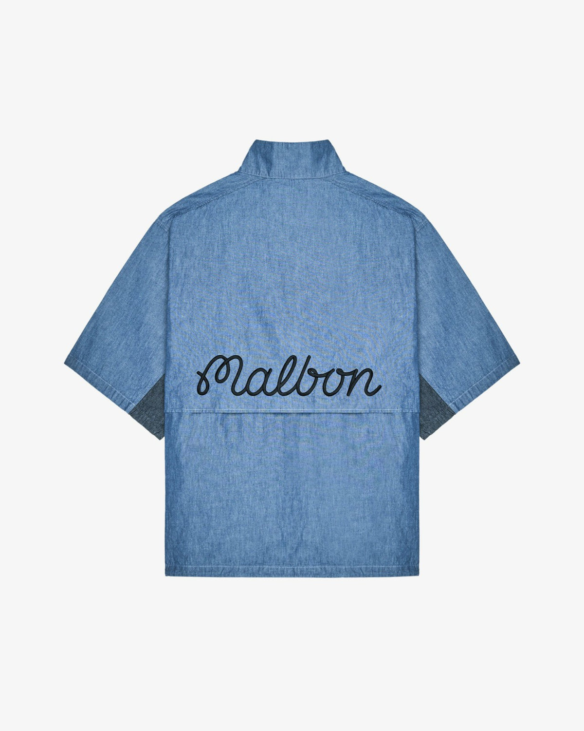 Malbon Gdc Denim Windshirt - Light Blue