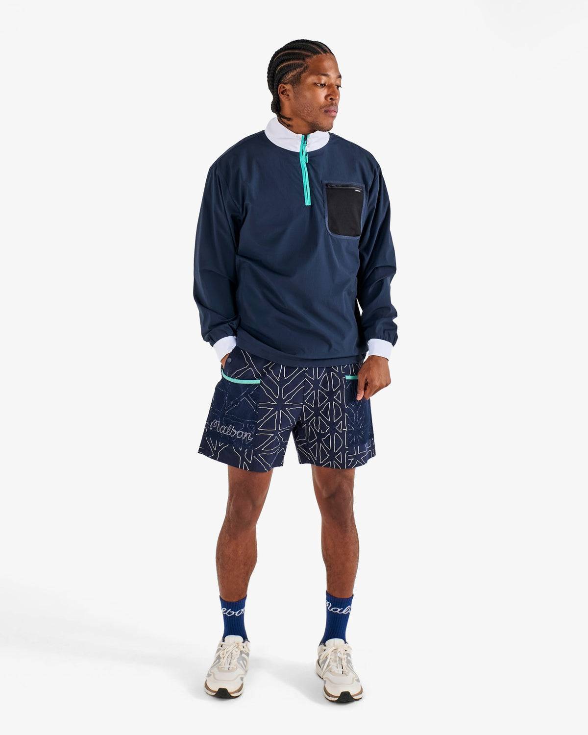 Malbon Cascade Windshirt - Midnight