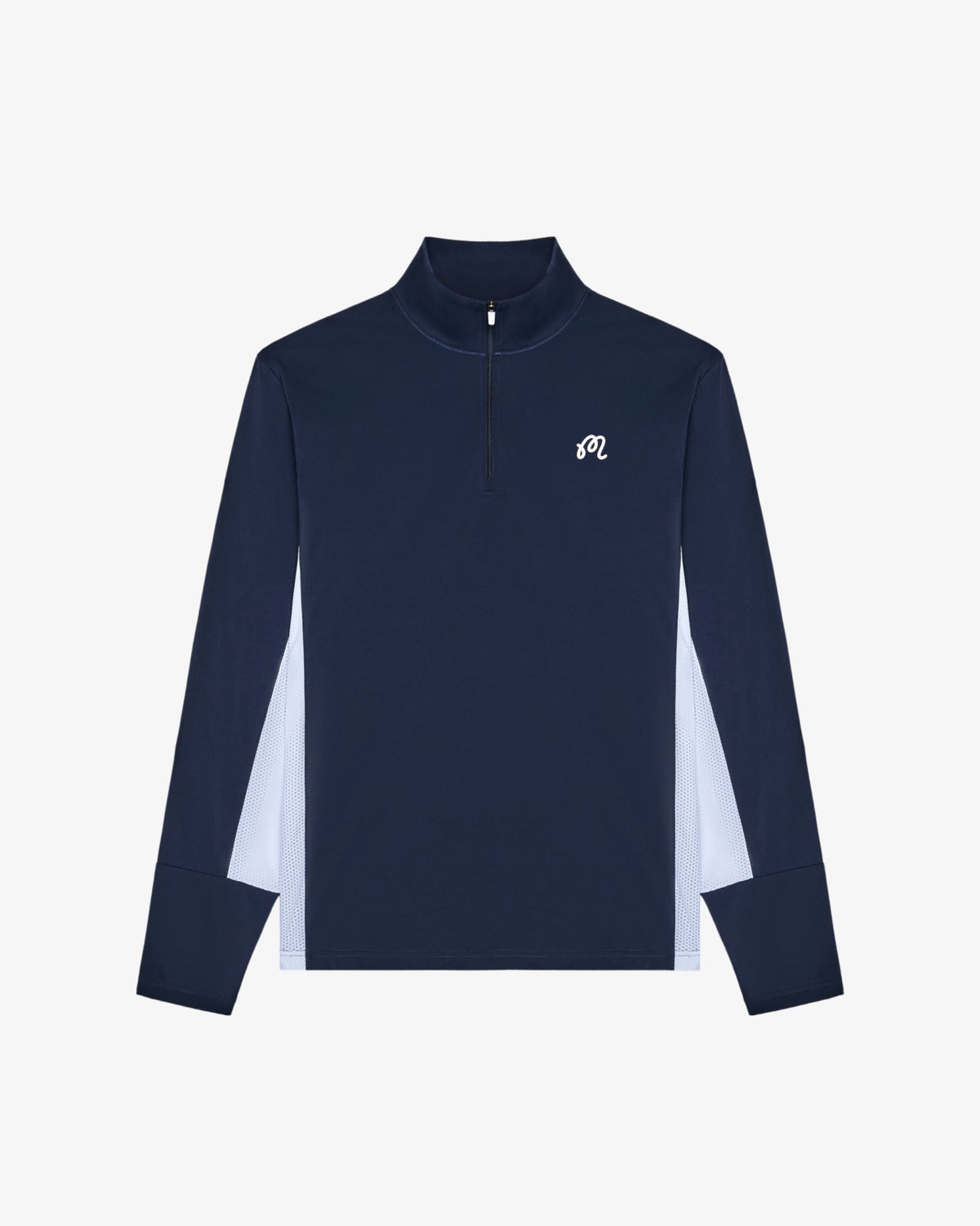Malbon Santiago Mid Layer - Midnight / White