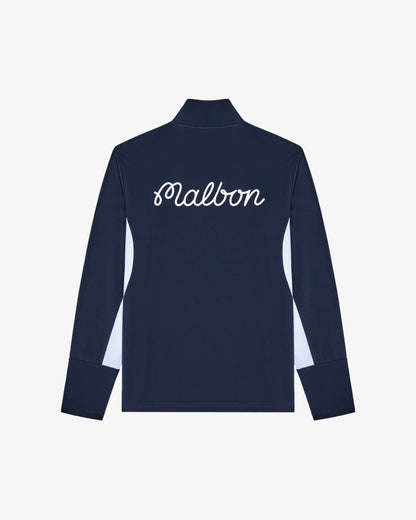 Malbon Santiago Mid Layer - Midnight / White