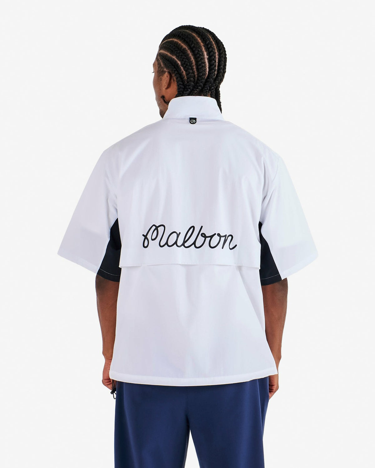 Malbon Pine Windshirt - White