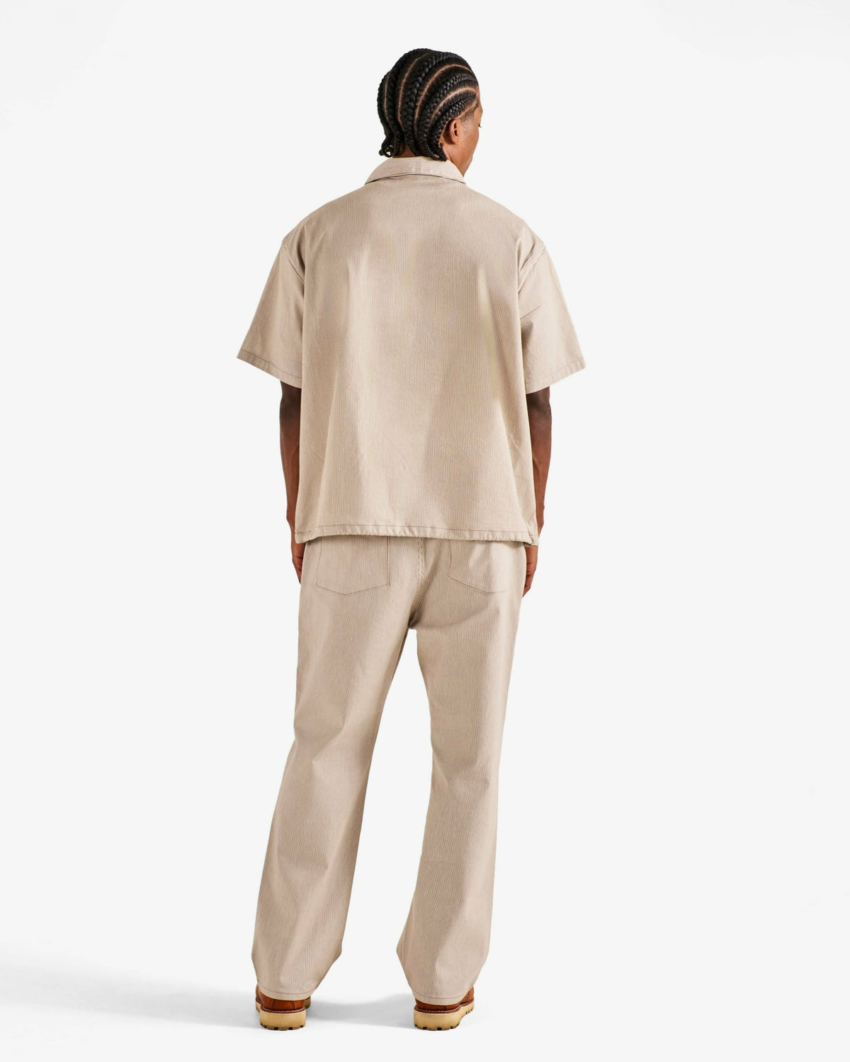 Malbon Hickory Windshirt - Hickory Brown Stripe