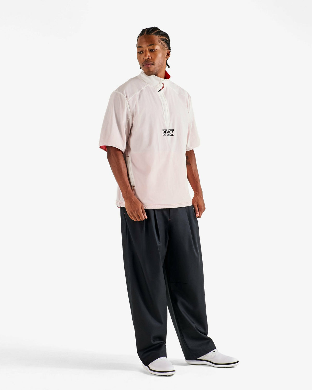 Malbon Divot Repair Windshirt - Ivory