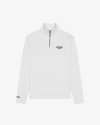 Malbon Flyer Ironworks Mid Layer - White