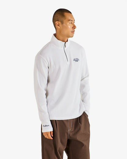 Malbon Flyer Ironworks Mid Layer - White