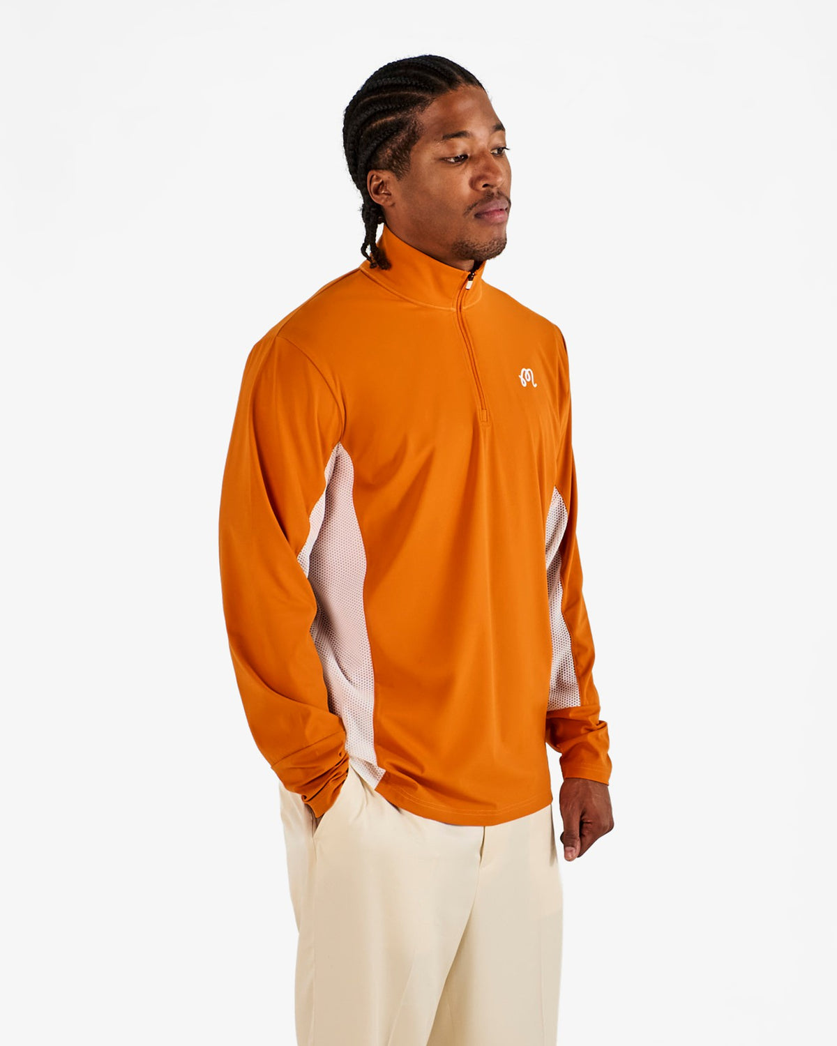 Malbon Santiago Mid Layer - Marmalade / Cream
