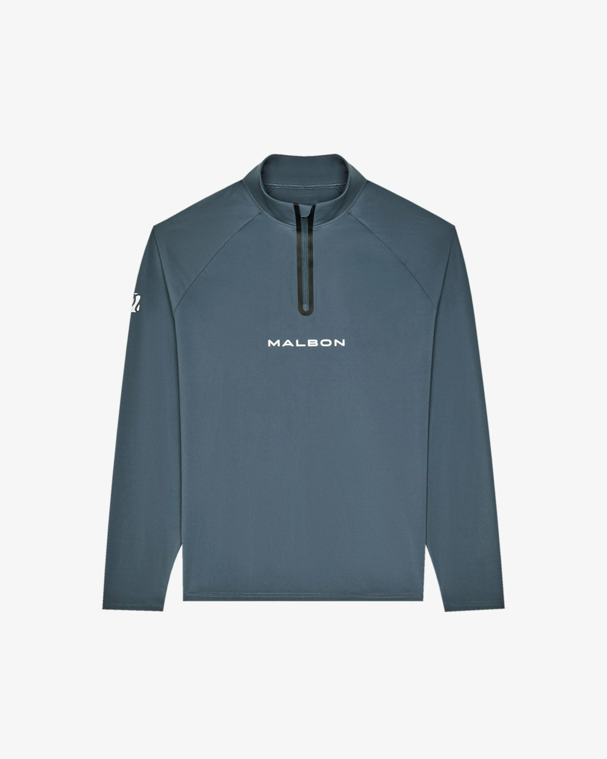 Malbon Performance Raglan Quarter Zip - Dark Slate