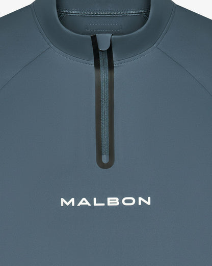 Malbon Performance Raglan Quarter Zip - Dark Slate