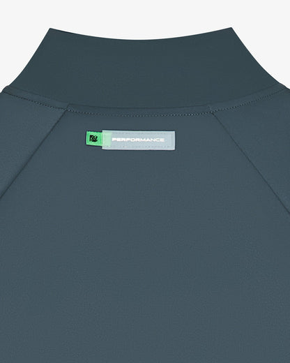 Malbon Performance Raglan Quarter Zip - Dark Slate