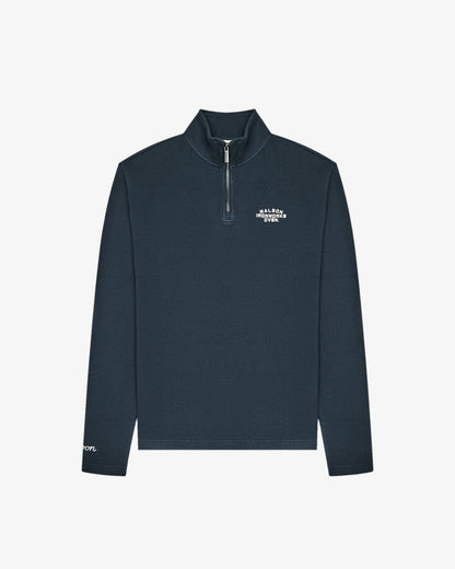 Malbon Flyer Ironworks Mid Layer - Blueberry