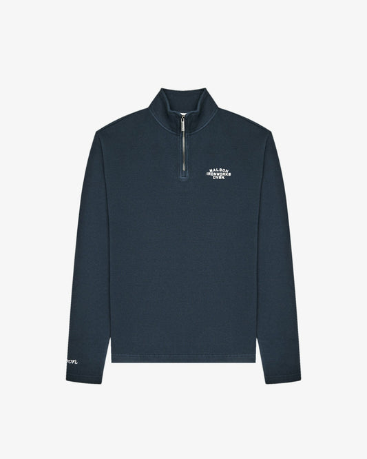 Malbon Flyer Ironworks Mid Layer - Blueberry