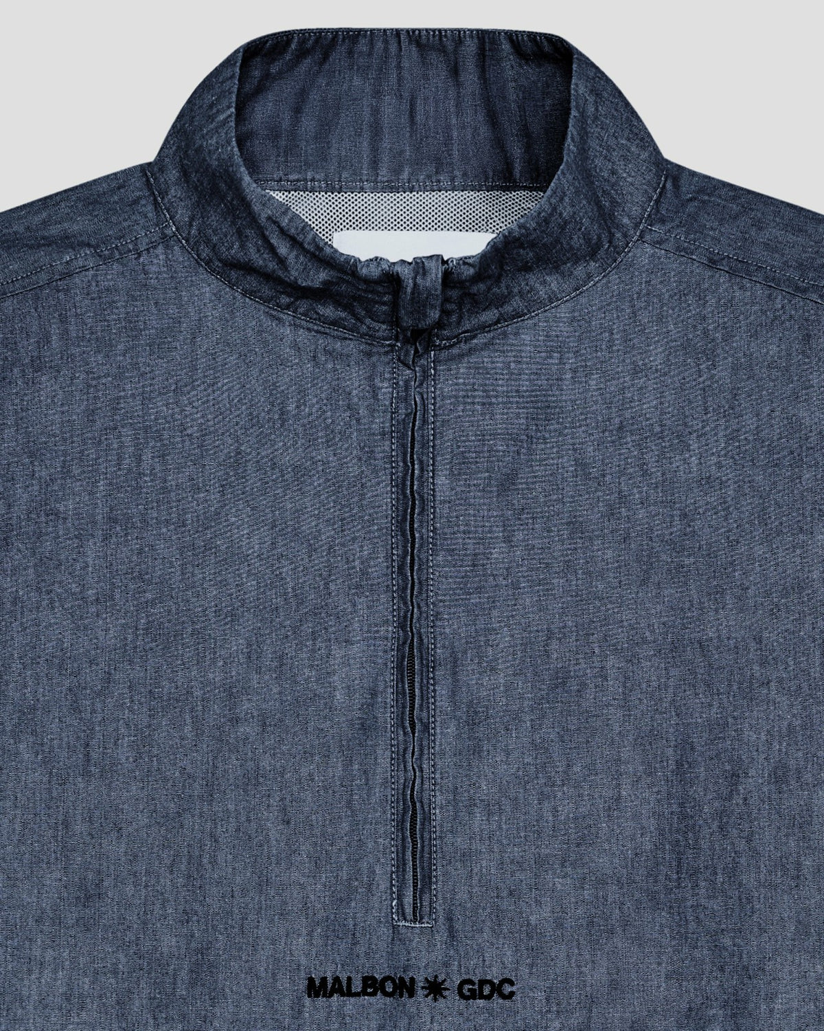 Malbon Gdc Denim Windshirt - Navy