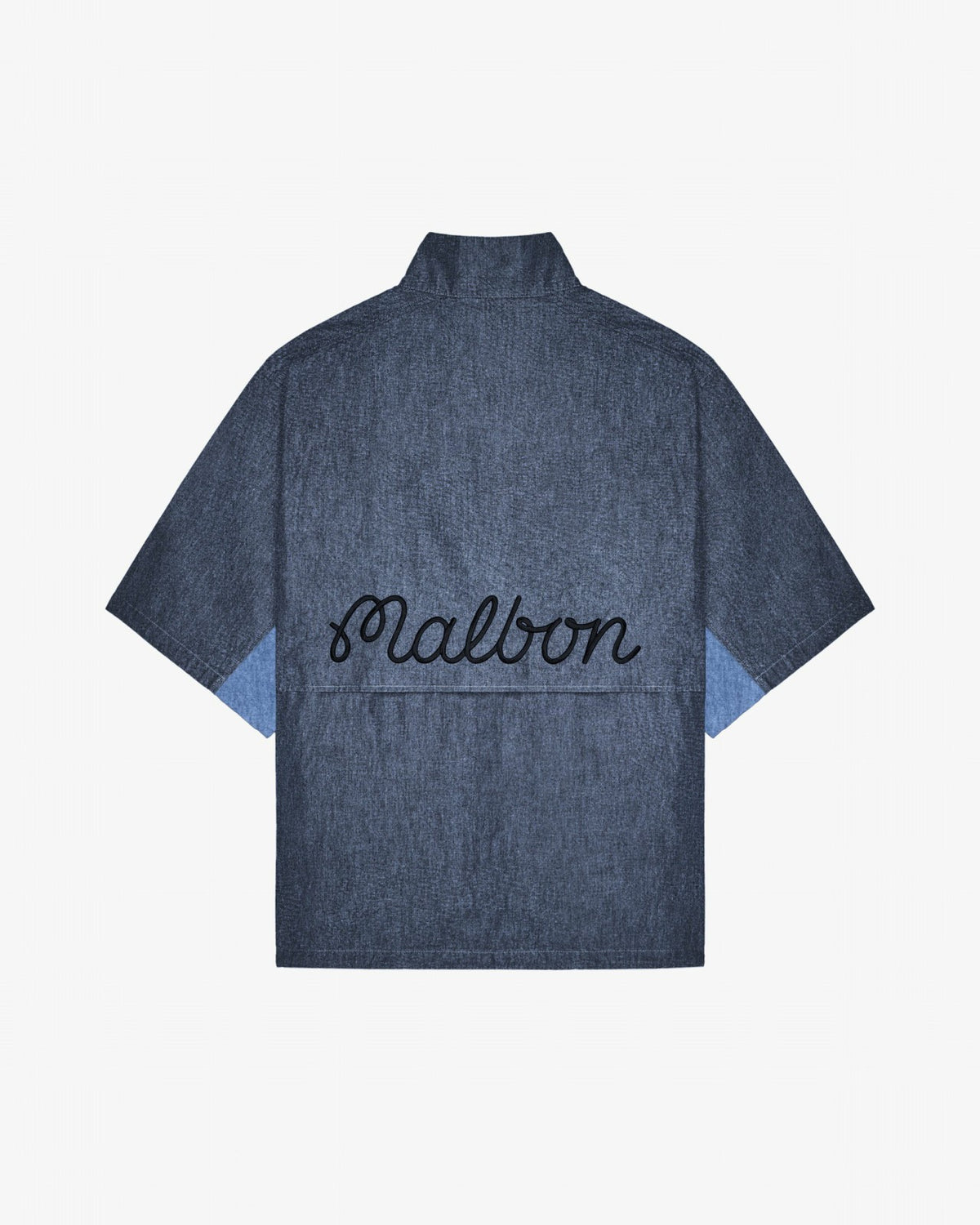 Malbon Gdc Denim Windshirt - Navy