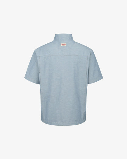 Malbon Studio Seoul Stitch-Point Windshirt - Sky Blue