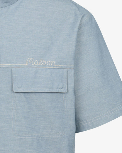 Malbon Studio Seoul Stitch-Point Windshirt - Sky Blue