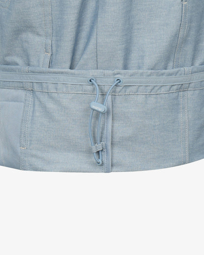 Malbon Studio Seoul Stitch-Point Windshirt - Sky Blue