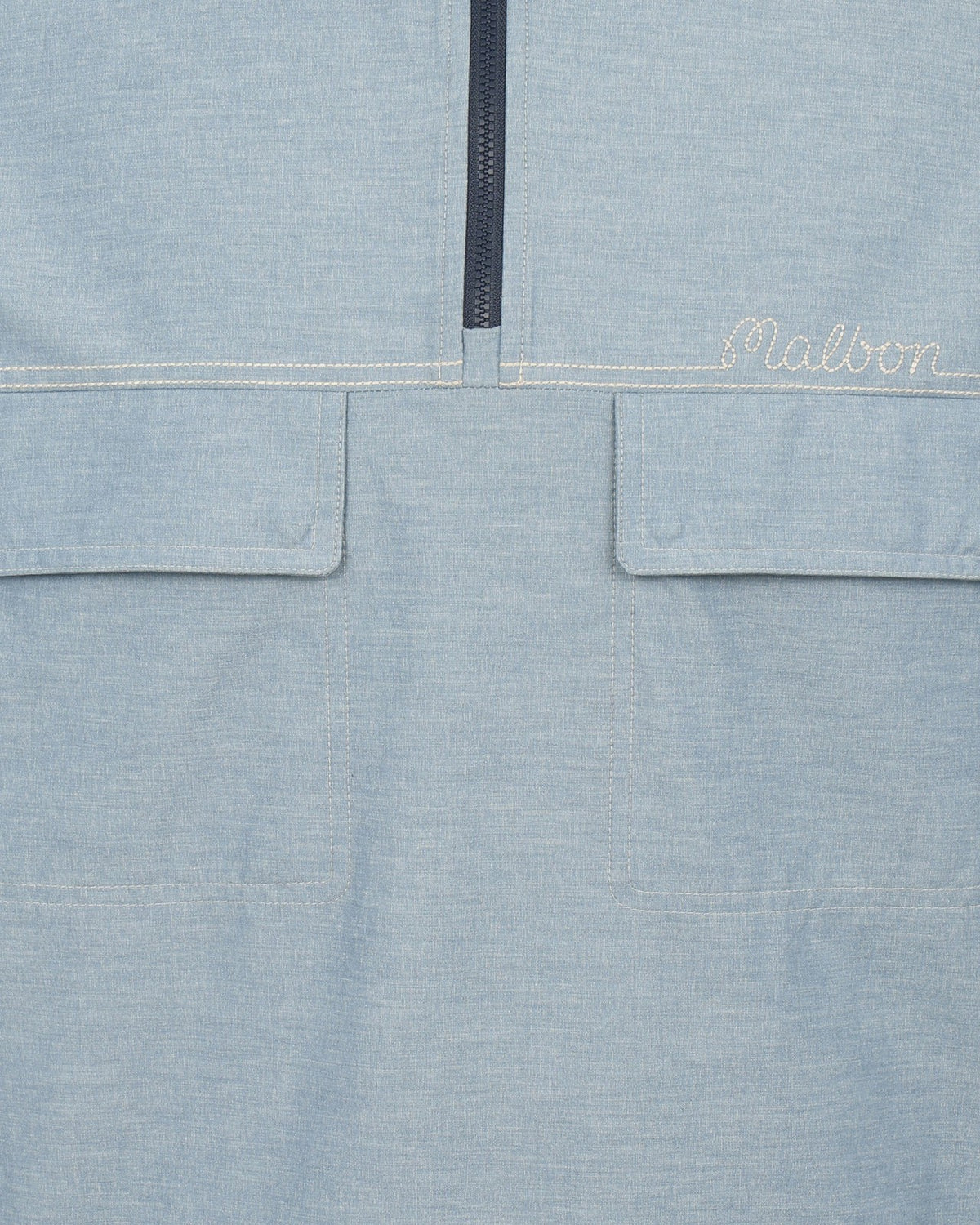 Malbon Studio Seoul Stitch-Point Windshirt - Sky Blue