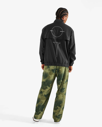 Malbon Arsham Stealth Quarter Zip - Black