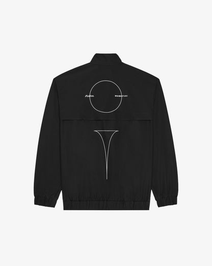Malbon Arsham Stealth Quarter Zip - Black