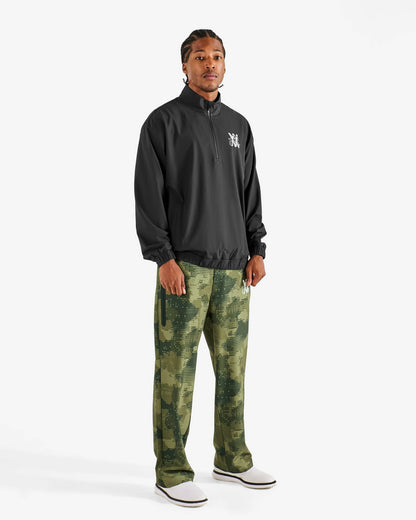 Malbon Arsham Stealth Quarter Zip - Black