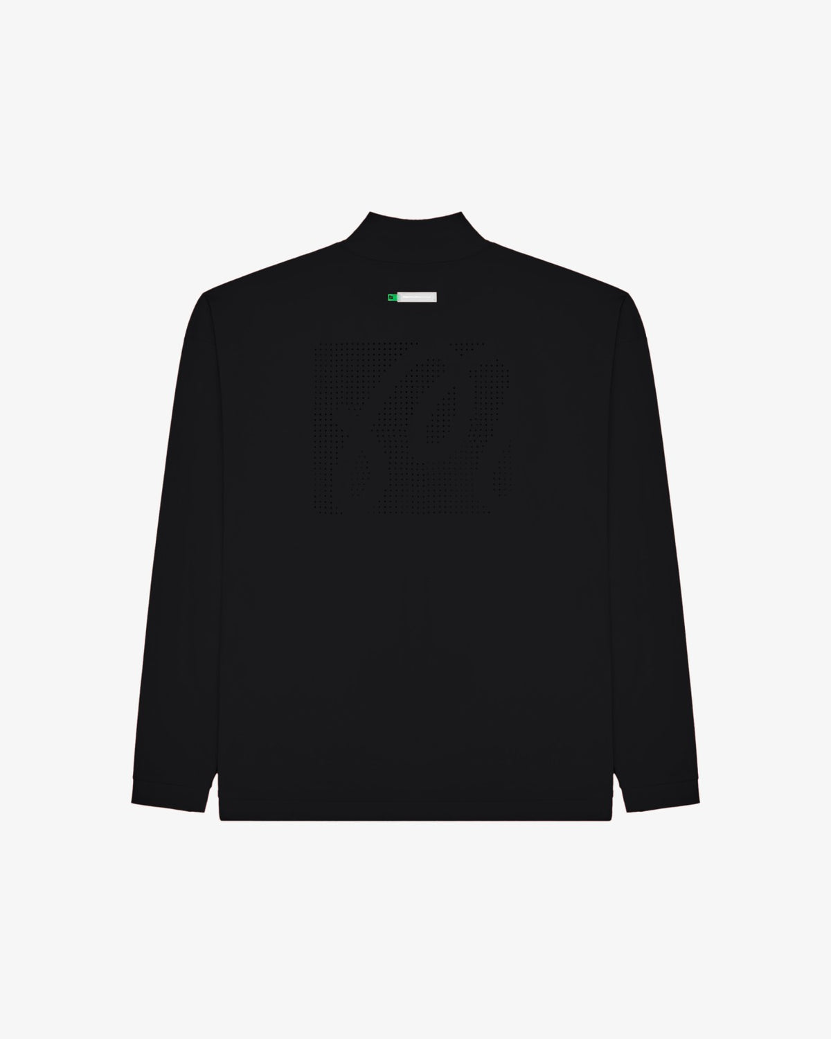Malbon Performance Quarter Zip Shell Pullover - Black