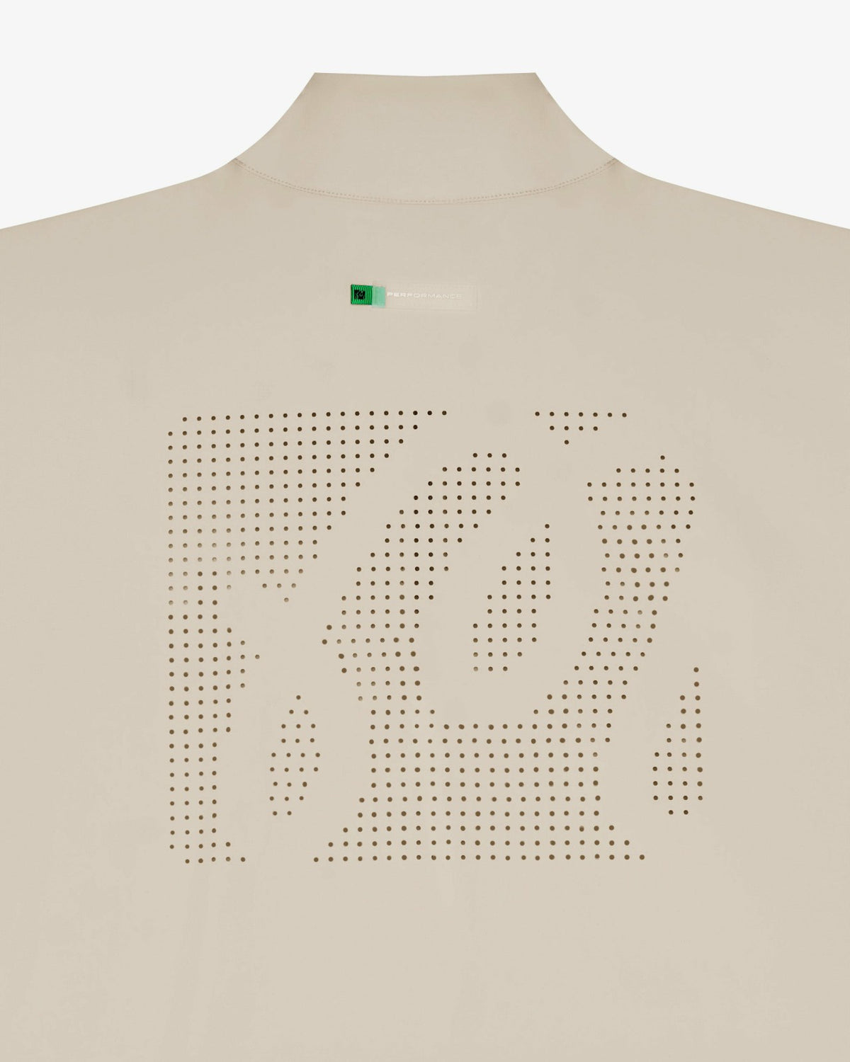 Malbon Performance Quarter Zip Shell Pullover - Tan