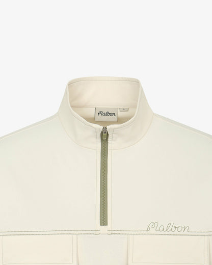 Malbon Studio Seoul Stitch-Point Windshirt - Cream