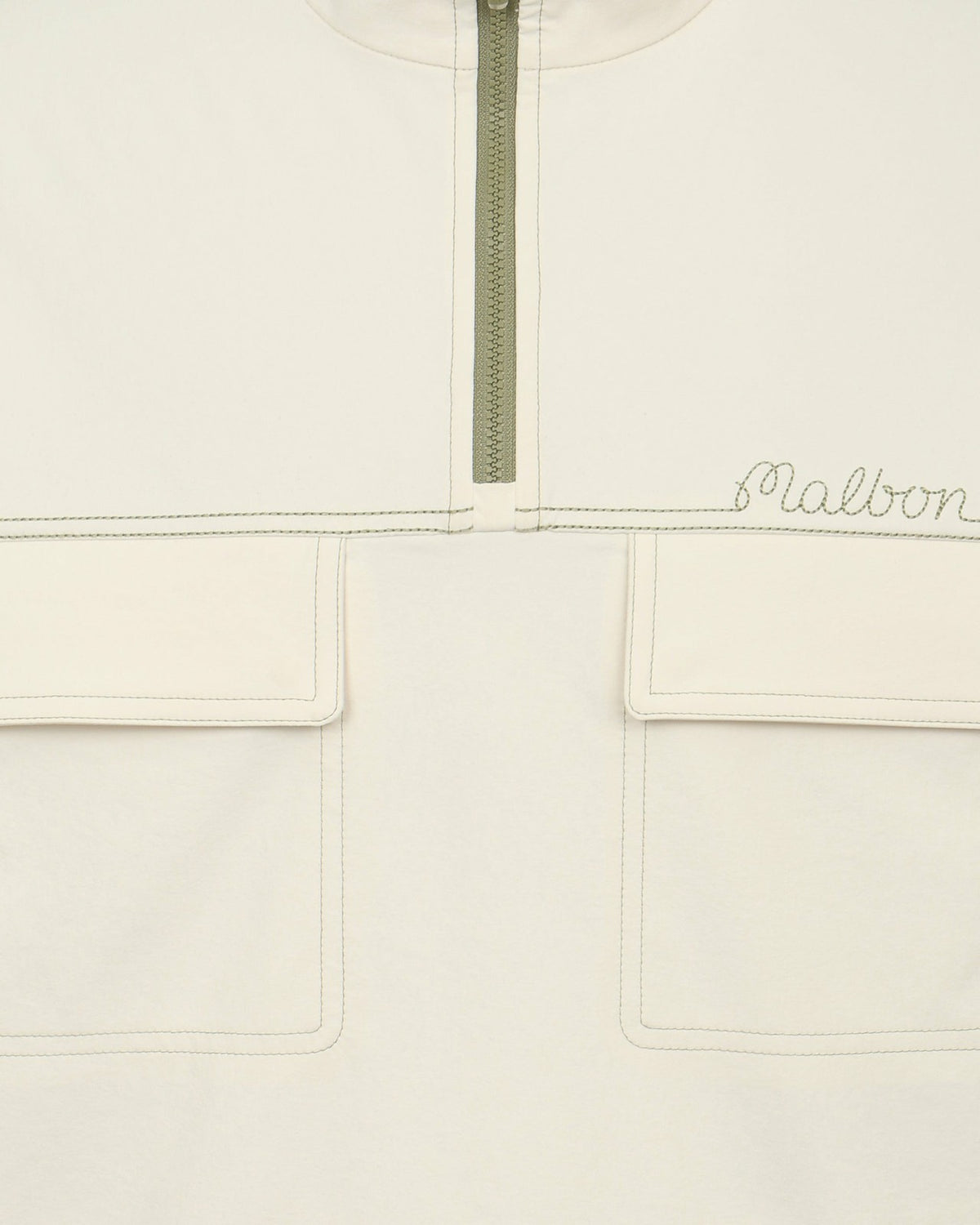 Malbon Studio Seoul Stitch-Point Windshirt - Cream