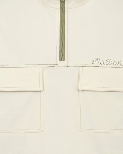 Malbon Studio Seoul Stitch-Point Windshirt - Cream