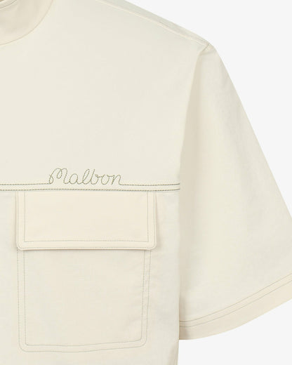 Malbon Studio Seoul Stitch-Point Windshirt - Cream