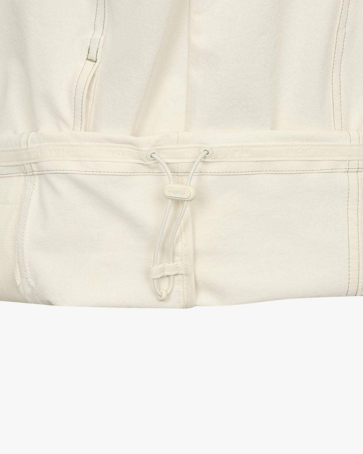 Malbon Studio Seoul Stitch-Point Windshirt - Cream