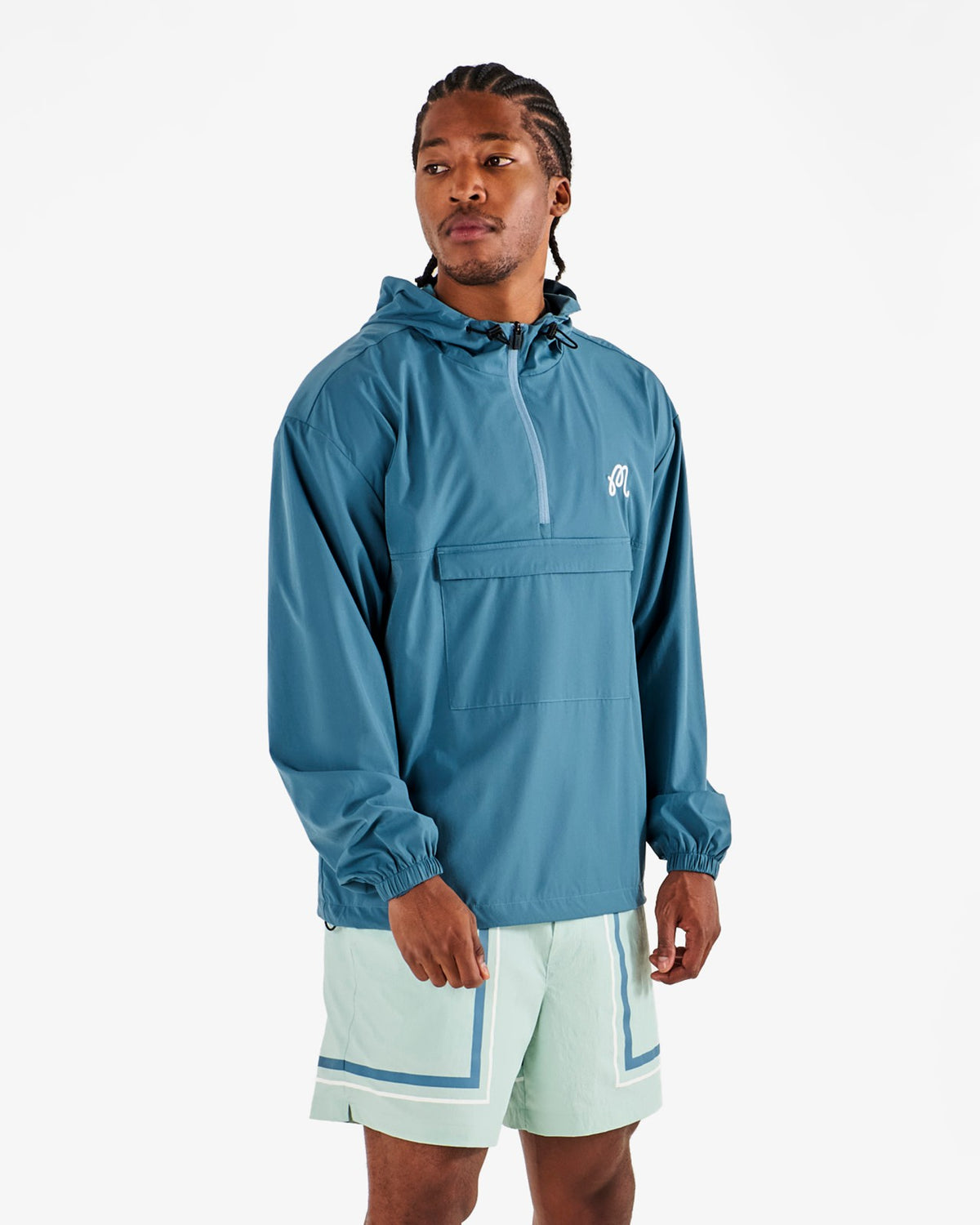 Malbon Bridge Anorak - Aegean Blue