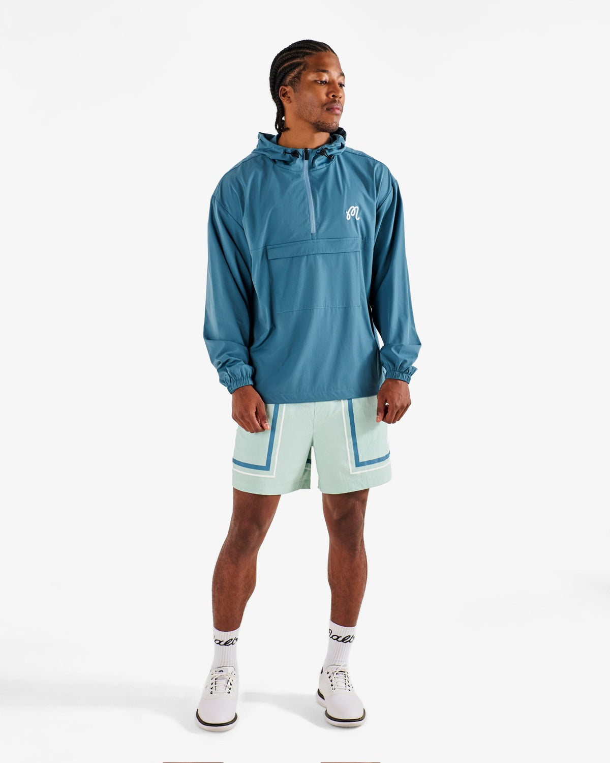 Malbon Bridge Anorak - Aegean Blue