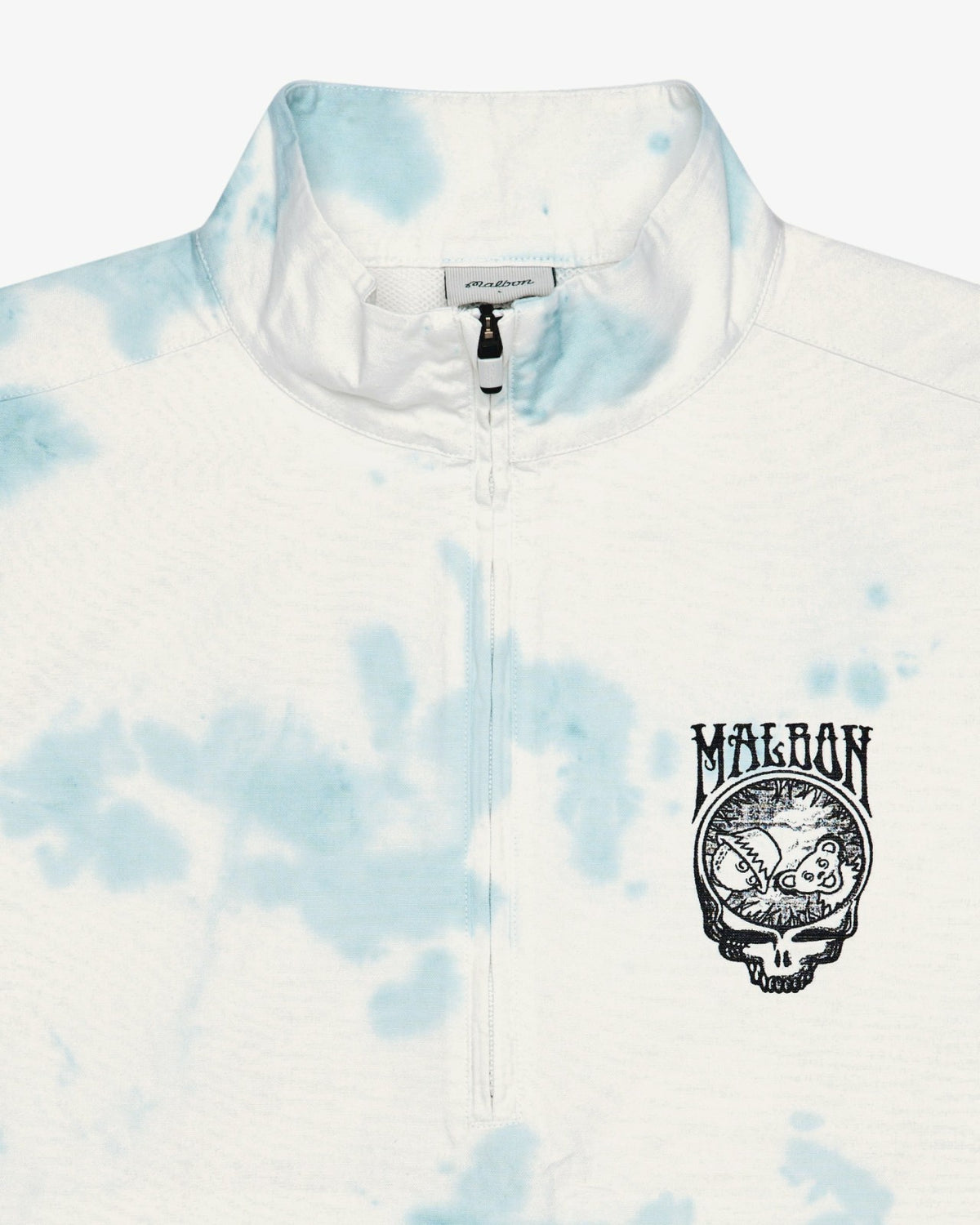 Malbon Grateful Dead Pine Reflection Windshirt - Light Blue