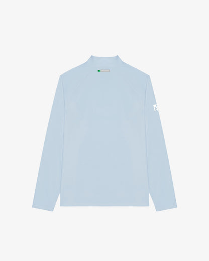 Malbon Performance Raglan Quarter Zip - Subdued Blue