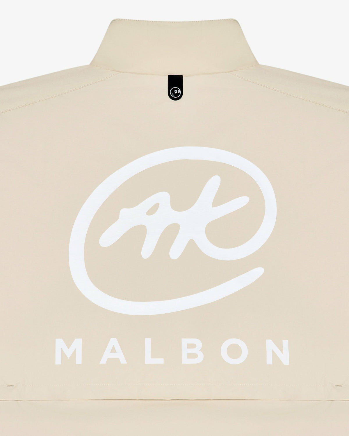 Malbon Ak 1% Logo Windshirt - Dove Grey