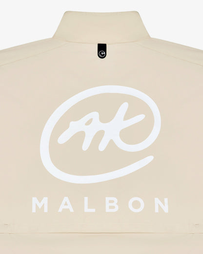 Malbon Ak 1% Logo Windshirt - Dove Grey